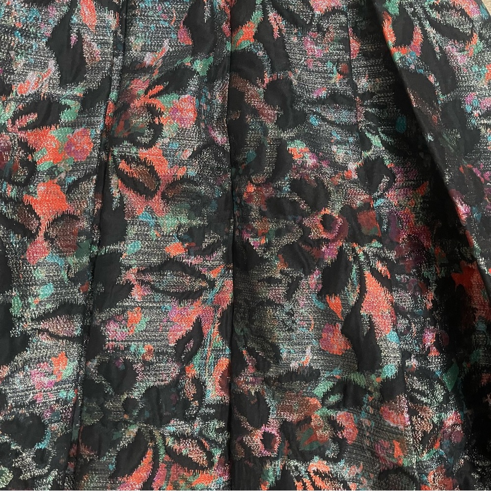 Multicolor floral jacquard high low dress - Picture 13 of 13